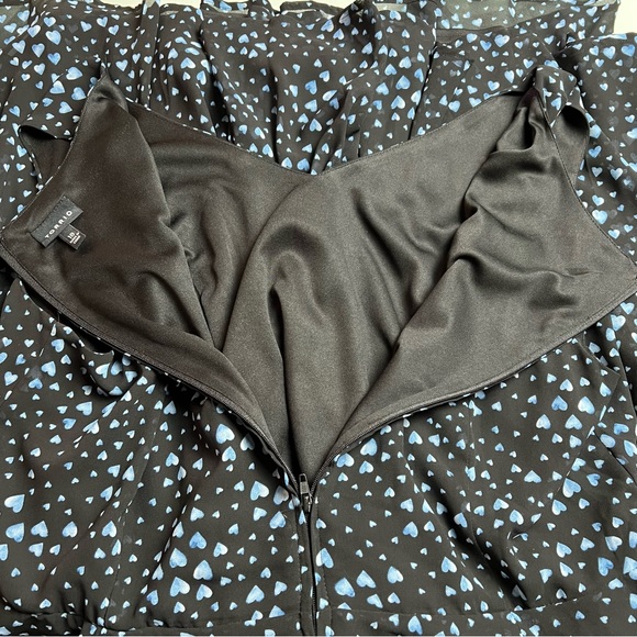 Torrid HEART PRINT FLOUNCE SKIRT DRESS Size 18 - Picture 4 of 10